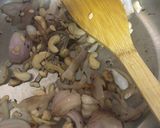 A picture of step 1 of Shahi Paneer.