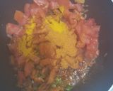 A picture of step 2 of Peri Peri masala oats.