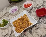 A picture of step 3 of Chanachur Chaat.