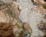 A picture of step 2 of White chicken karahi.