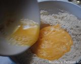A picture of step 2 of Manti (Persian dumpling).
