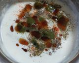 A picture of step 4 of Chatpate Dahi Aloo.