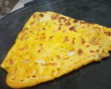 A picture of step 7 of Leftover daal paratha.