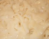 Káposztás fodros kocka-tészta (tojás nélküli tésztából ~ vegán😉) recept fázis 8 fotója
