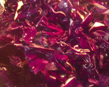 A picture of step 7 of Red sweet and sour cabbage with lamb and grapes.