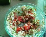 A picture of step 2 of Masala Papad.