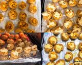 A picture of step 3 of Cheese Corn Pani Puri Shots.