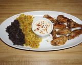A picture of step 4 of Yellow cauliflower rice.