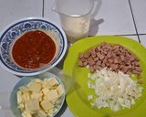 Foto langkah ke 1 dari resep Macaroni Bolognese Panggang.