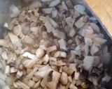Tejszínes gombás hús recept fázis 2 fotója