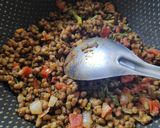 A picture of step 3 of Papad Cone Salad 😋.