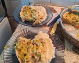 Foto del paso 15 de la receta: Tarta cremosa de puerro y zanahoria, brócoli🥦🫑🥕