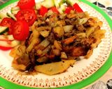 A picture of step 5 of Fried potatoes with wild mushrooms.