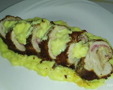 Foto del paso 8 de la receta: Pollo a la Gordon blue con crema de pollo estilo bechamel