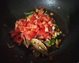A picture of step 6 of Palak Khichdi.