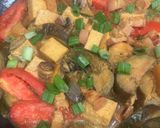 A picture of step 3 of Eggplant Stew with Fermented Rice (Cà bung nấu mẻ).