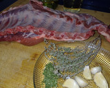 Foto del paso 1 de la receta: Costillar ibérico al vino blanco y tomillo