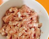Hình bước làm 1 của món Canh khổ qua nhồi thịt - mỳ spaghetti