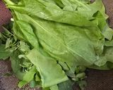 A picture of step 2 of Sarson ka saag.