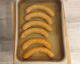 Sült kolbász krumplipürével recept fázis 6 fotója
