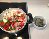 Foto del paso 2 de la receta: Sopa de verduras y gambas