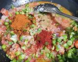 A picture of step 3 of Khada Pav Bhaji.