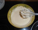 Φωτογραφία βήματος 4 της συνταγής Αλμυρά pancakes, πολύ αφράτα, για την κλινήρη πριγκίπισσά μου