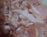A picture of step 2 of Eggs with Tomato and Onion.