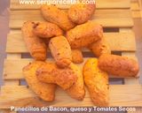 Foto del paso 1 de la receta: Panecillos de bacon, queso y tomates secos
