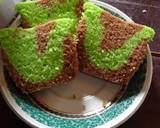 Cara Membuat Bolu kukus pandan coklat 5