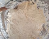 A picture of step 2 of Ciabatta bread.
