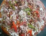 চিকেন চীজ বার্স্ট পিজ্জা (Chicken cheese burst pizza recipe in Bengali) রেসিপি ধাপ - 5 ছবি