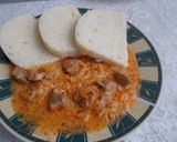 Szegedi gulyás házi knédlivel recept fázis 4 fotója