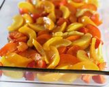 Une image de l'étape 1 de Clafoutis abricots / pêches.