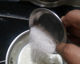 A picture of step 1 of Coffee Custard Pudding.