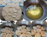 A picture of step 3 of Satpadi /Verki /Layer poori.