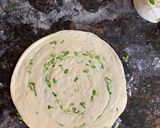 A picture of step 11 of Chinese Scallion Pancake (葱油饼) (cōng yóu bǐng).