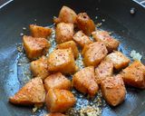 A picture of step 2 of Garlic and wine swordfish.
