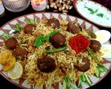 A picture of step 5 of Kofta Biryani 😋.