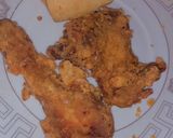 A picture of step 3 of KFC chicken.