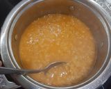 A picture of step 4 of Red lentil soup.