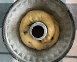 Kakaós kuglóf fügelekvárral recept fázis 2 fotója