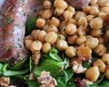 Foto del paso 4 de la receta Butifarra asada con garbanzos salteados