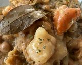 Foto del paso 4 de la receta Potaje de garbanzos vegetariano, con especias Sabor Cookpad y camarotges
