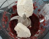 Cseresznyés túrós süti (sütés nélkül) recept fázis 2 fotója