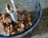 A picture of step 2 of Walnut halwa.