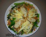Hình bước làm 6 của món Bún Gạo Xào