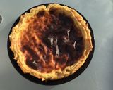 Une image de l'étape 10 de Flan bananes et mûres.