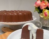 Foto langkah ke 6 dari resep Puding Coklat Vla Susu.