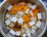 Hình bước làm 2 của món Bún mọc chay